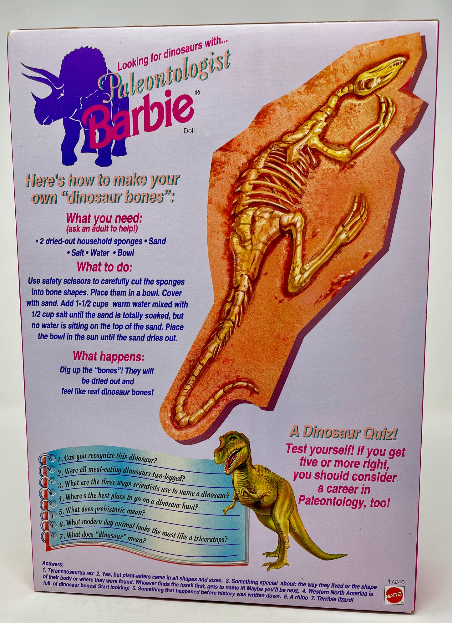 Paleontologist Barbie - Special Edition - The Career Collection - 1996 Mattel