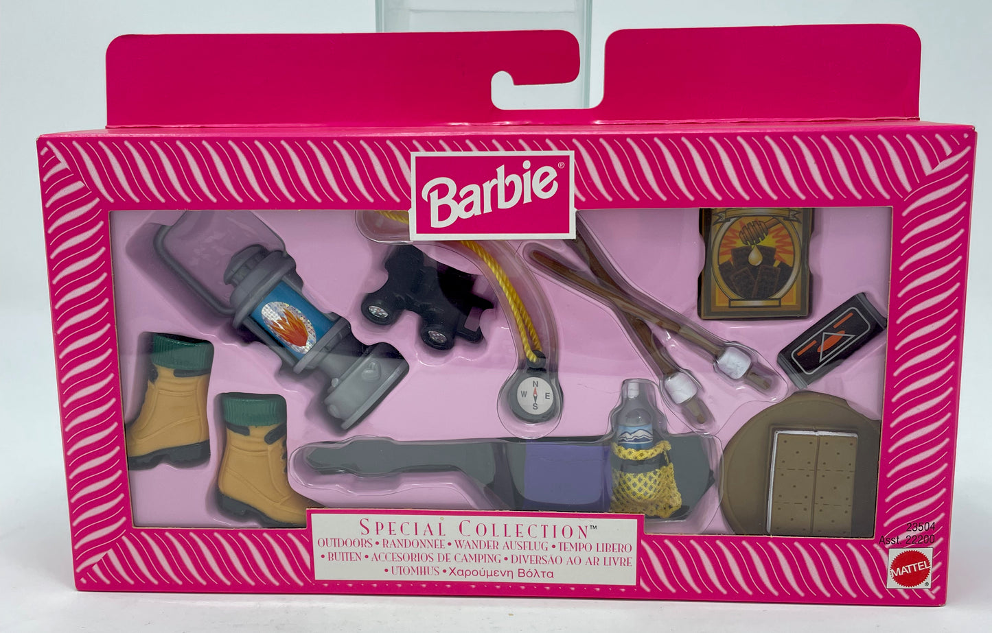 BARBIE SPECIAL COLLECTION OUTDOORS - CAMPING ACCESSORIES - MATTEL 1999
