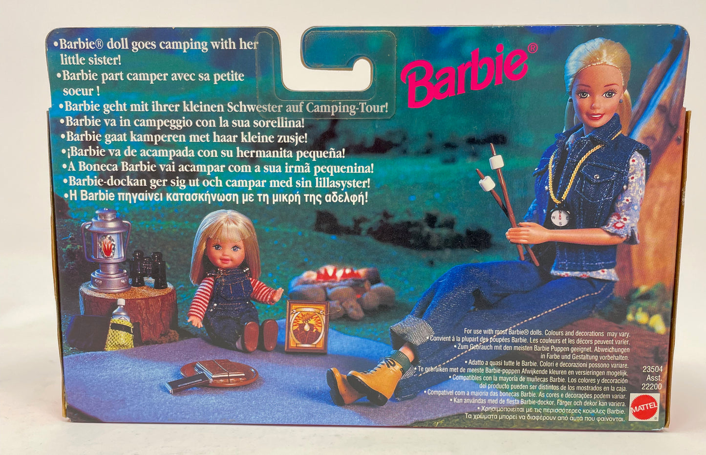 BARBIE SPECIAL COLLECTION OUTDOORS - CAMPING ACCESSORIES - MATTEL 1999
