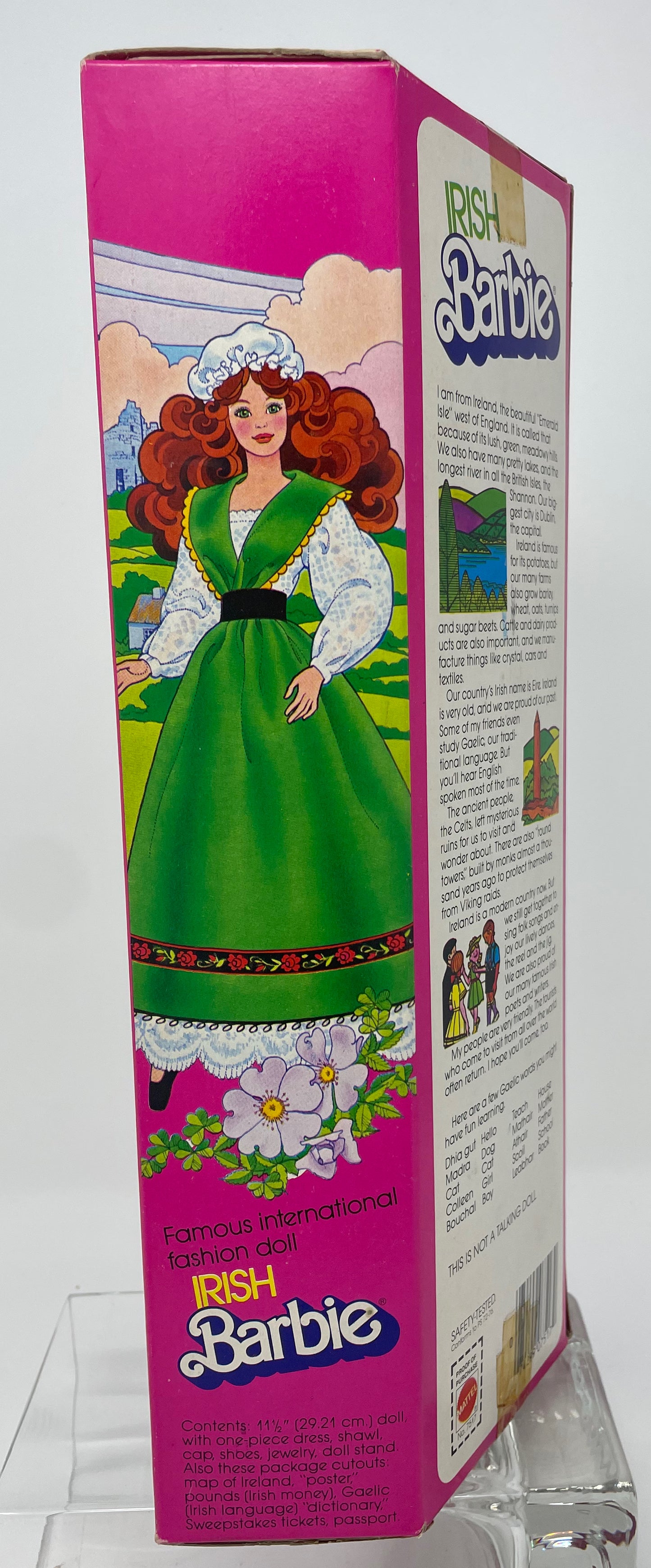 IRISH BARBIE - DOLLS OF THE WORLD COLLECTION - MATTEL 1985