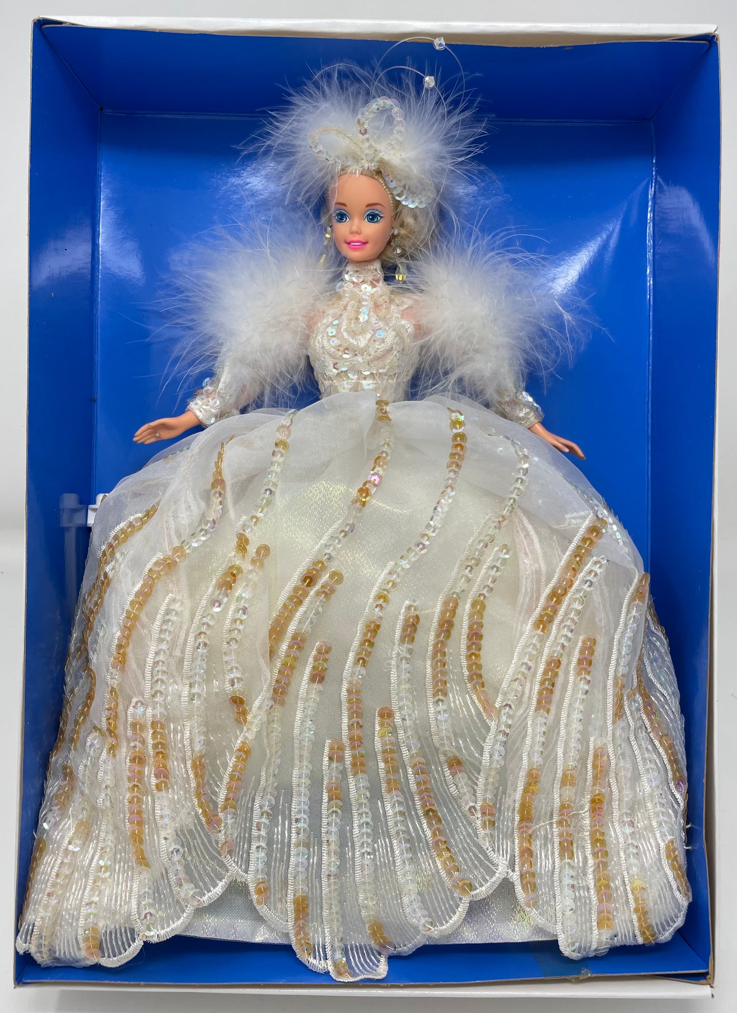 SNOW PRINCESS BARBIE  - BLONDE - ENCHANTED SEASONS COLLECTION - LIMITED EDITION - #11875 - MATTEL 1994