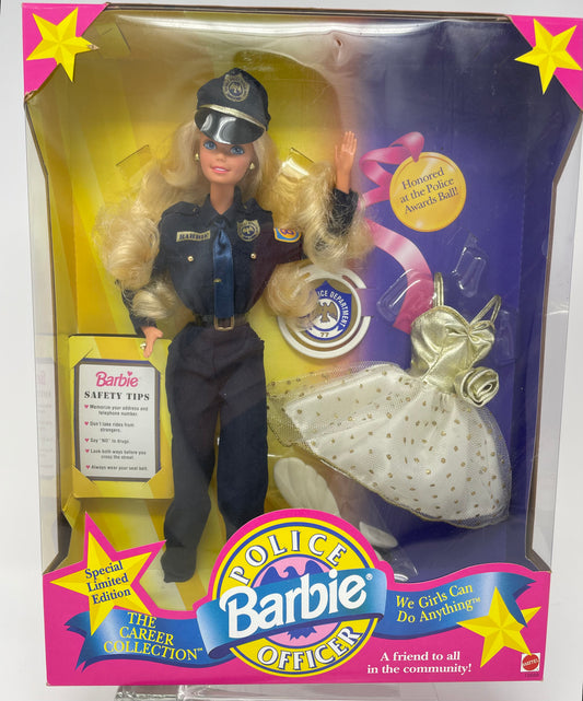 POLICE OFFICER BARBIE - BLONDE - SPECIAL LIMITED EDITION - THE CAREER COLLECTION #10688 - MATTEL 1993