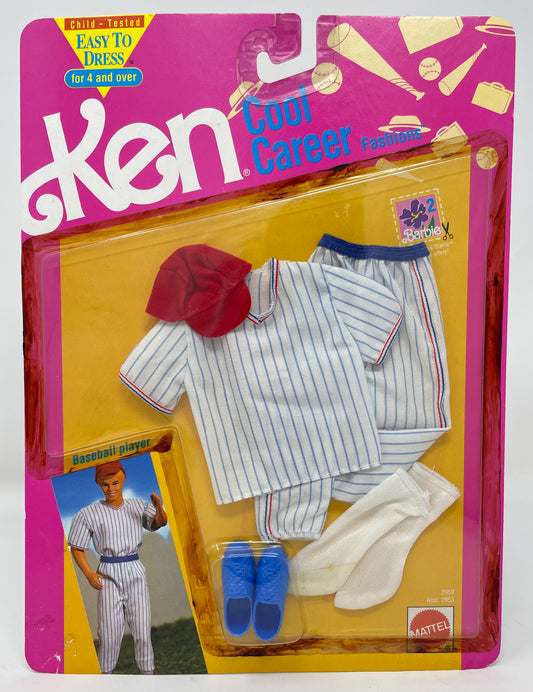 KEN - COOL CAREER FASHIONS - BASEBALL PLAYER - #2950 - MATTEL 1991