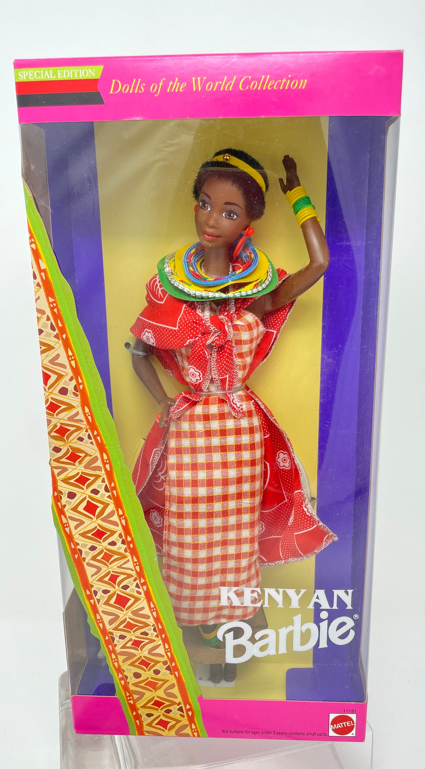 KENYAN BARBIE - DOLLS OF THE WORLD COLLECTION - SPECIAL EDITION - #11181 - MATTEL 1993