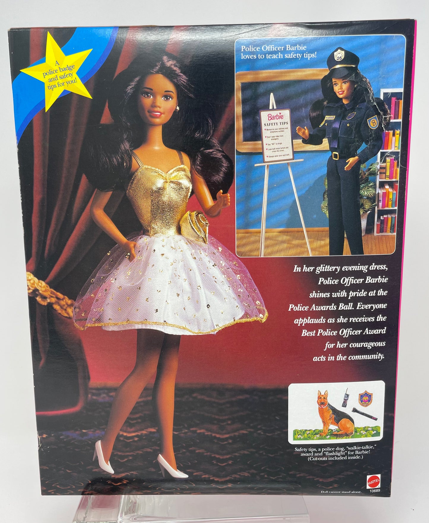 POLICE OFFICER BARBIE - BRUNETTE - SPECIAL LIMITED EDITION THE CAREER COLLECTION #10689 - MATTEL 1993