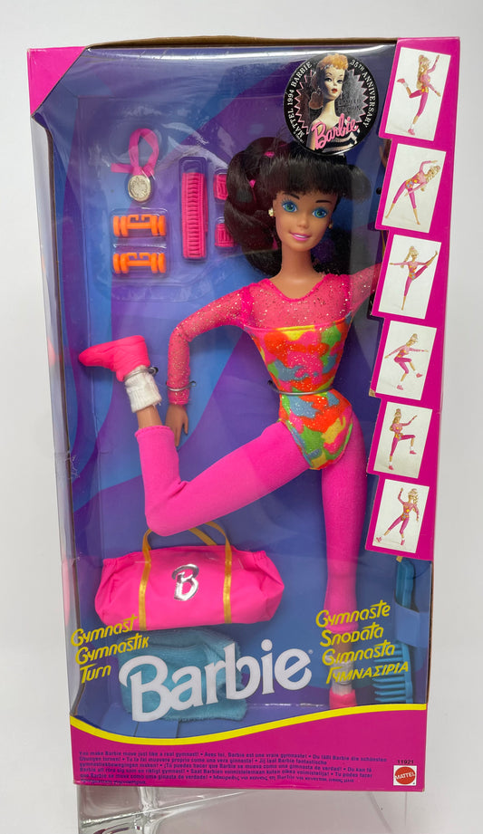 GYMNAST BARBIE - BRUNETTE - #11921 - MATTEL 1993