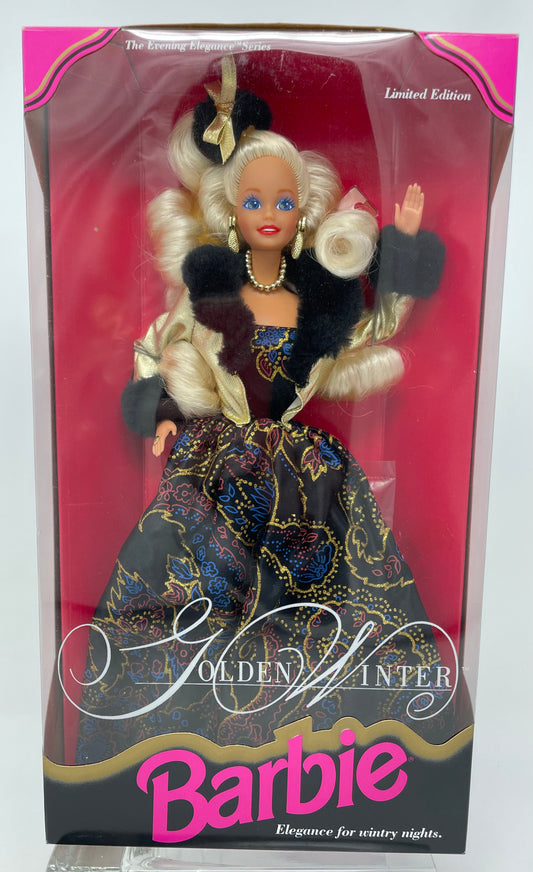 GOLDEN WINTER BARBIE - BLONDE - SPECIAL EDITION - #10684 - MATTEL 1993