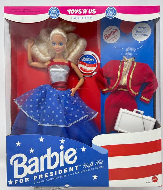 BARBIE FOR PRESIDENT - BLONDE - TOYS R US LIMITED EDITION - #3722 - MATTEL 1991