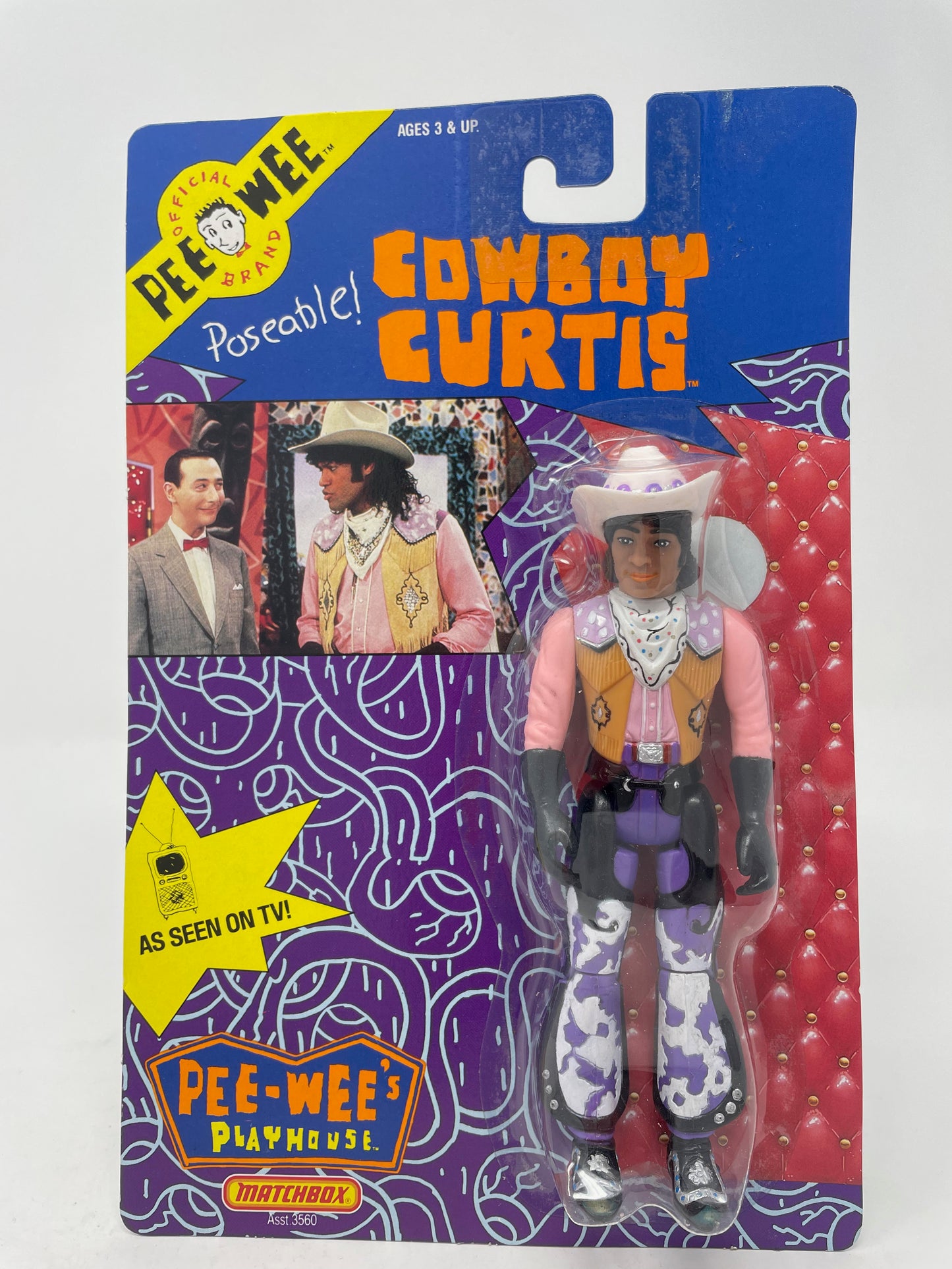 COWBOY CURTIS - PEE WEE'S PLAYHOUSE - 1988 MATCHBOX