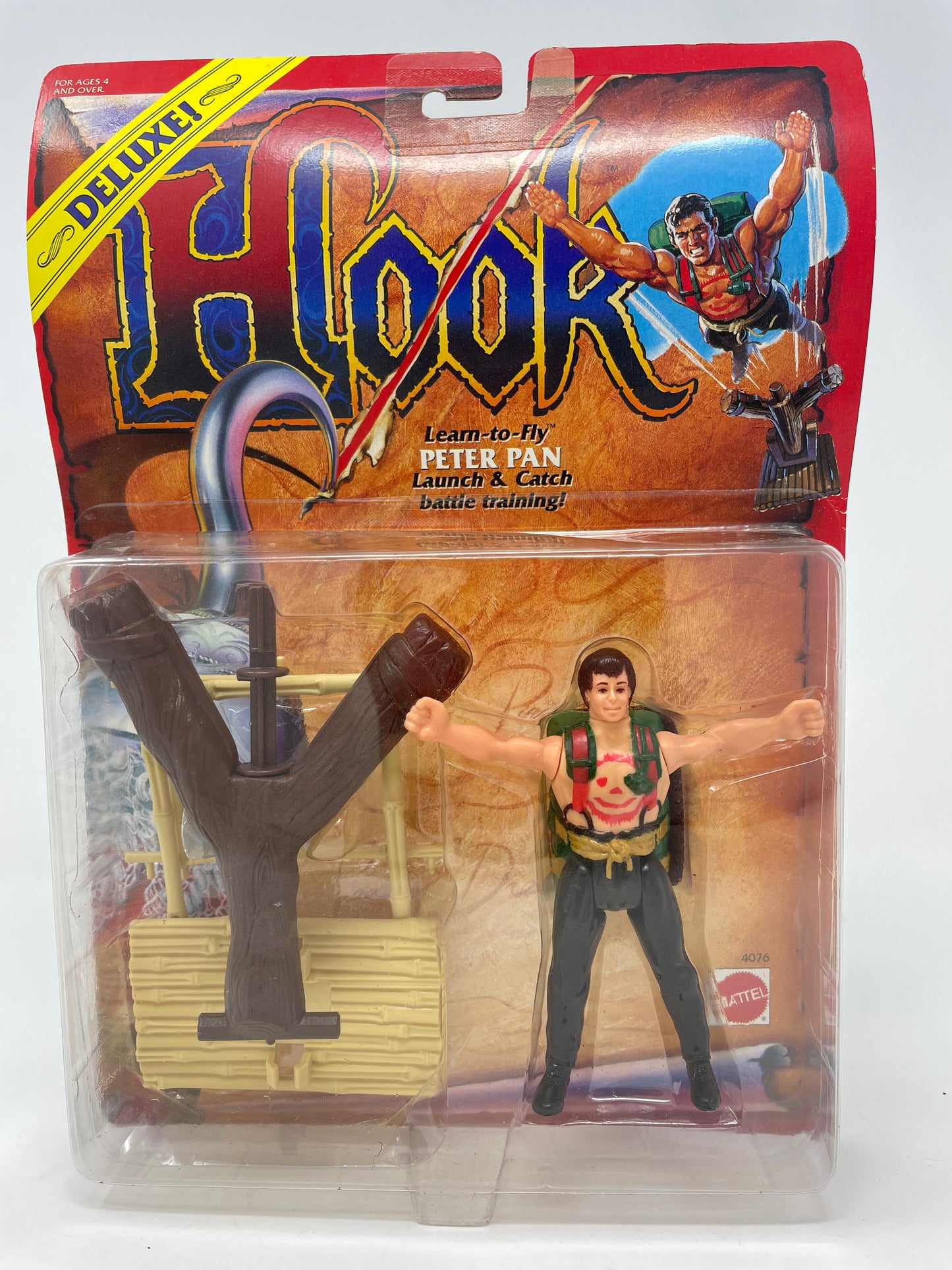 DELUXE LEARN TO FLY PETER PAN - HOOK - 1991 MATTEL