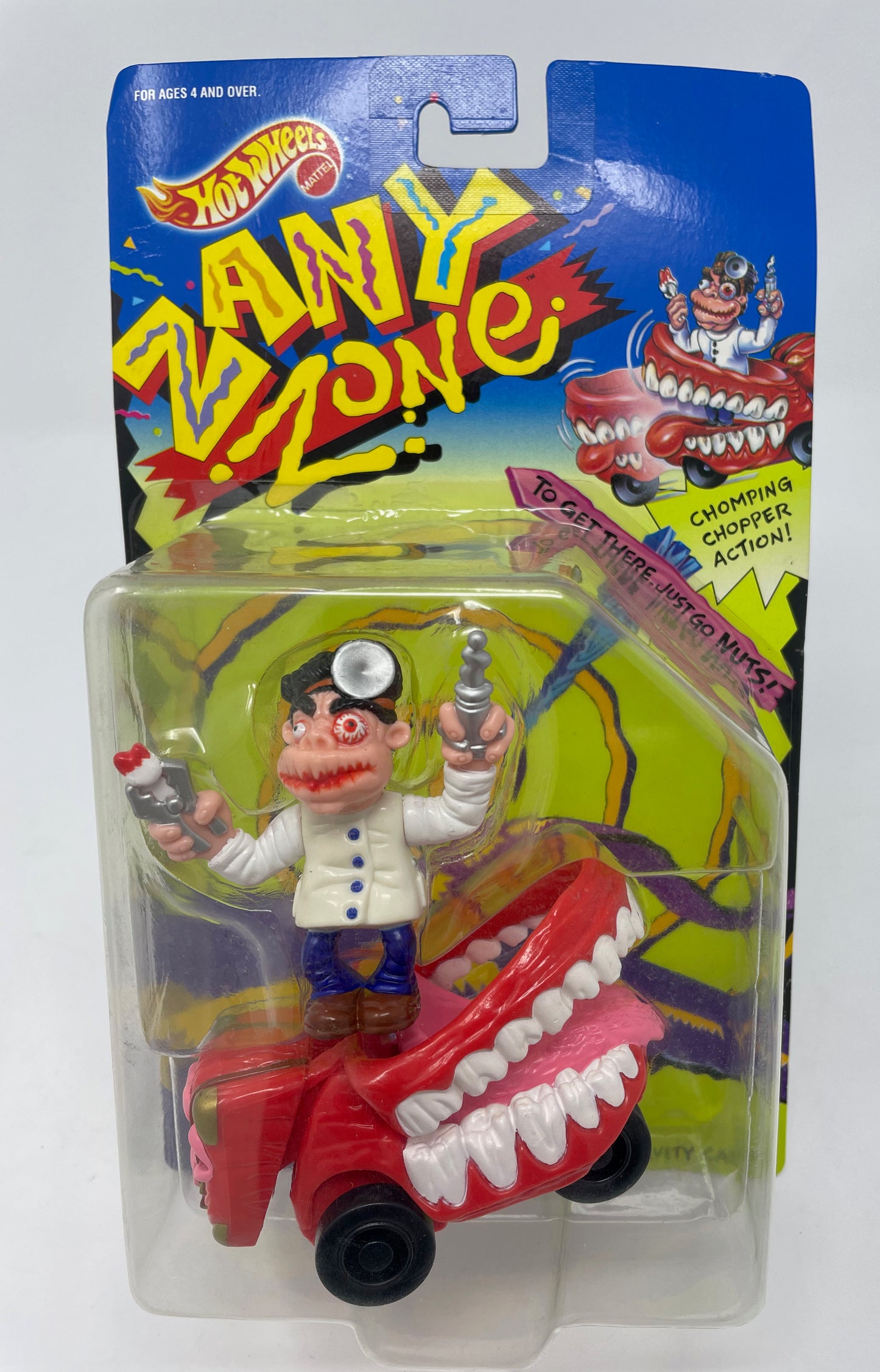 DR DECAY & HIS CAVITY CAB - ZANY ZONE  - 1991 HOT WHEELS