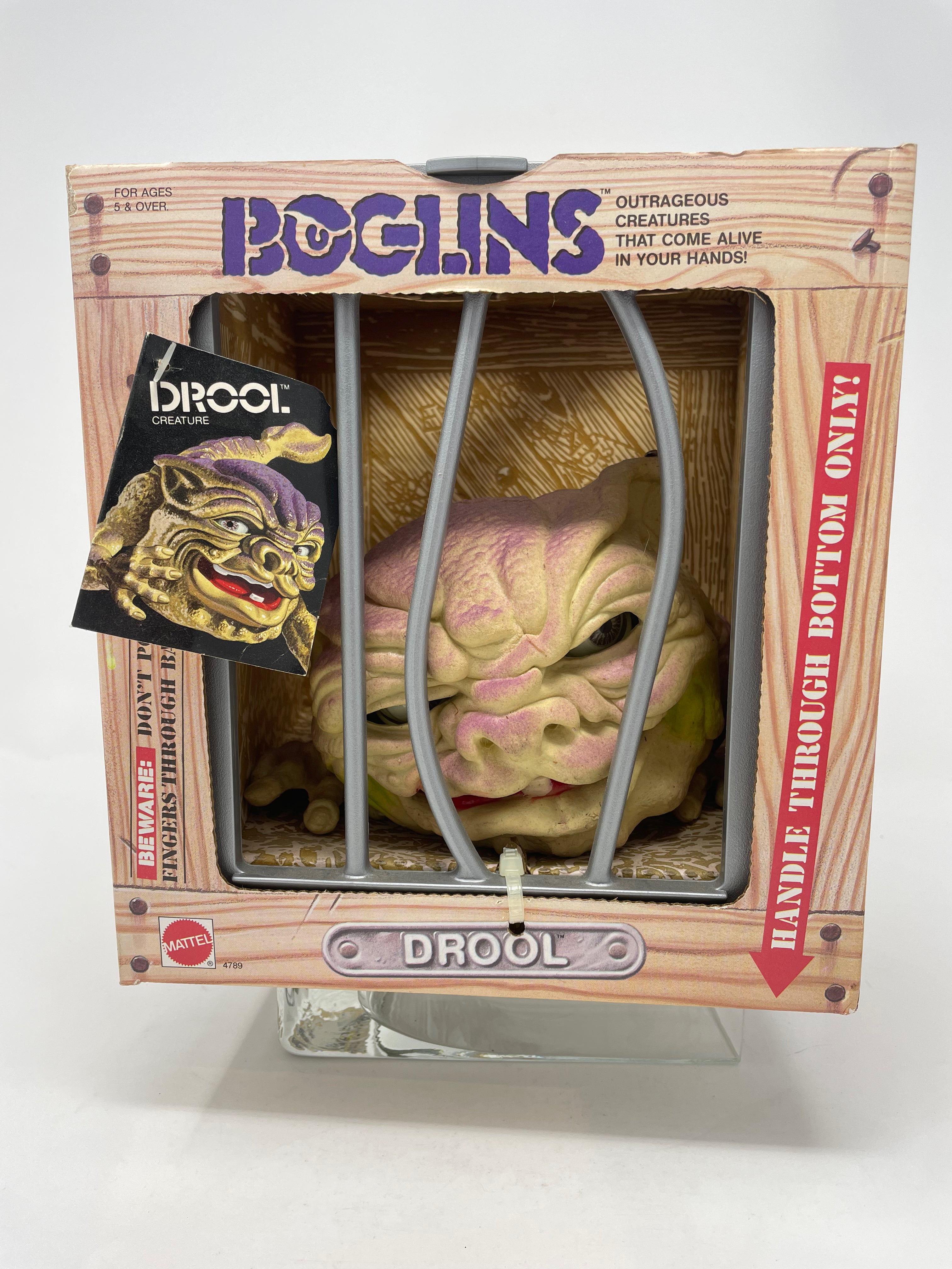 Figurine vintage boglins Mattel 1987 Drool Made In Mexico Figurine vintage boglins Mattel 1987 Drool Made In Mexico