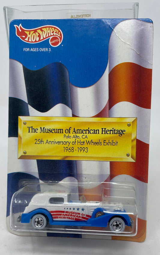 HOT WHEELS - THE MUSEUM OF AMERICAN HERITAGE - 25TH ANNIVERSARY OF HOT WHEELS EXHIBIT - 1992 MATTEL