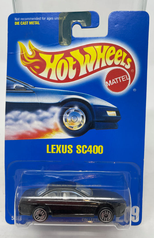 HOT WHEELS - LEXUS SC400 - COLLECTOR NO. 209 - 1991 MATTEL