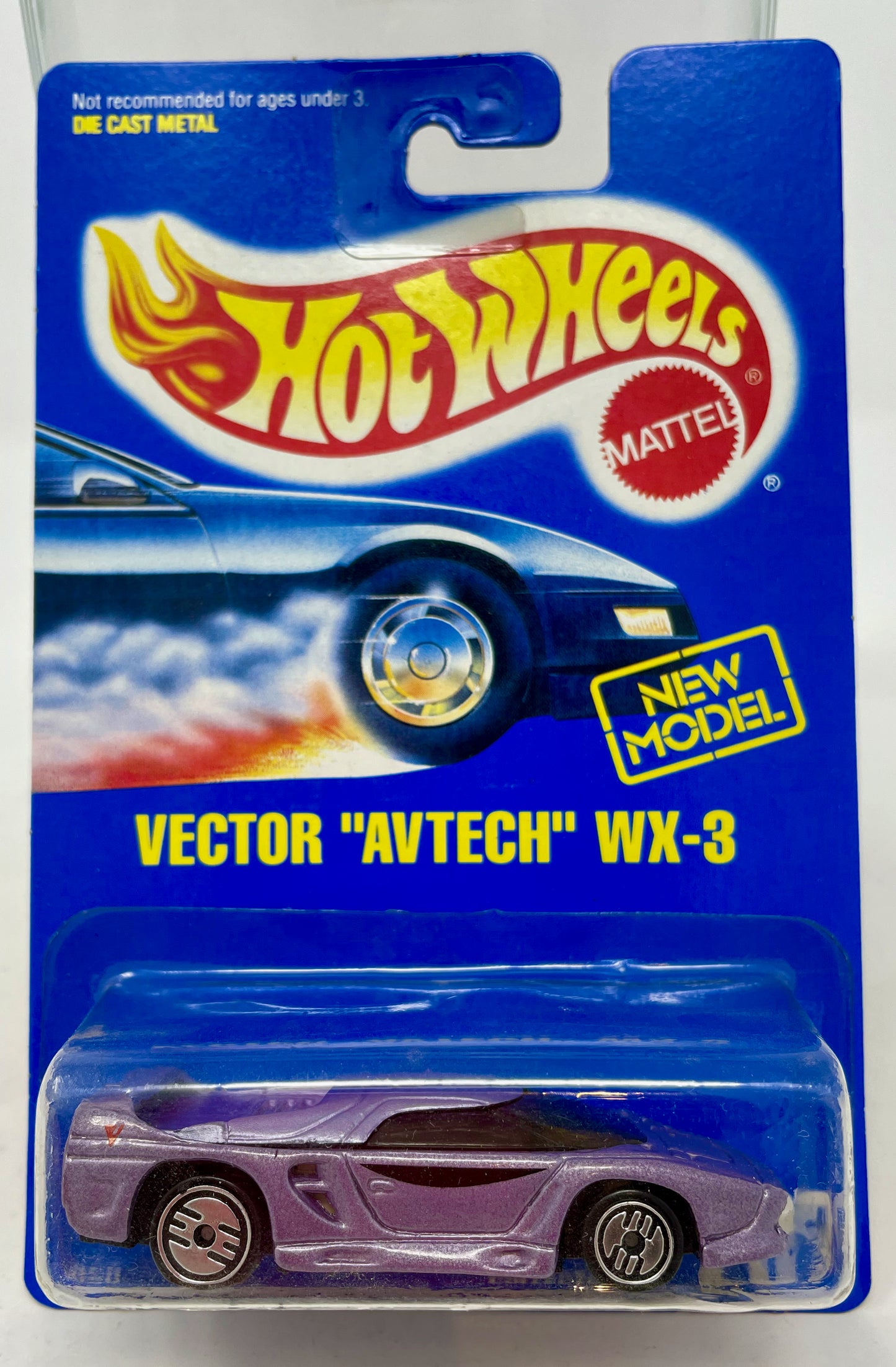 HOT WHEELS - VECTOR "AVTECH" WX-3 - COLLECTOR NO. 207 - 1991 MATTEL