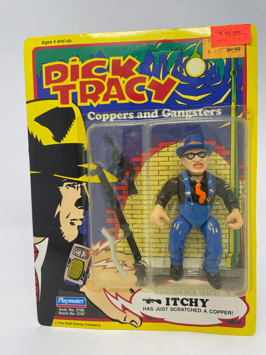 ITCHY FIGURE - DICK TRACY - UNPUNCHED - 1990 PLAYMATES