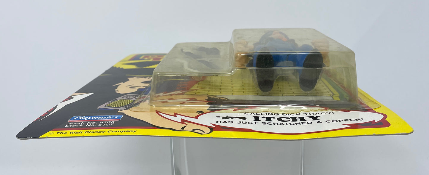 ITCHY FIGURE - DICK TRACY - UNPUNCHED - 1990 PLAYMATES