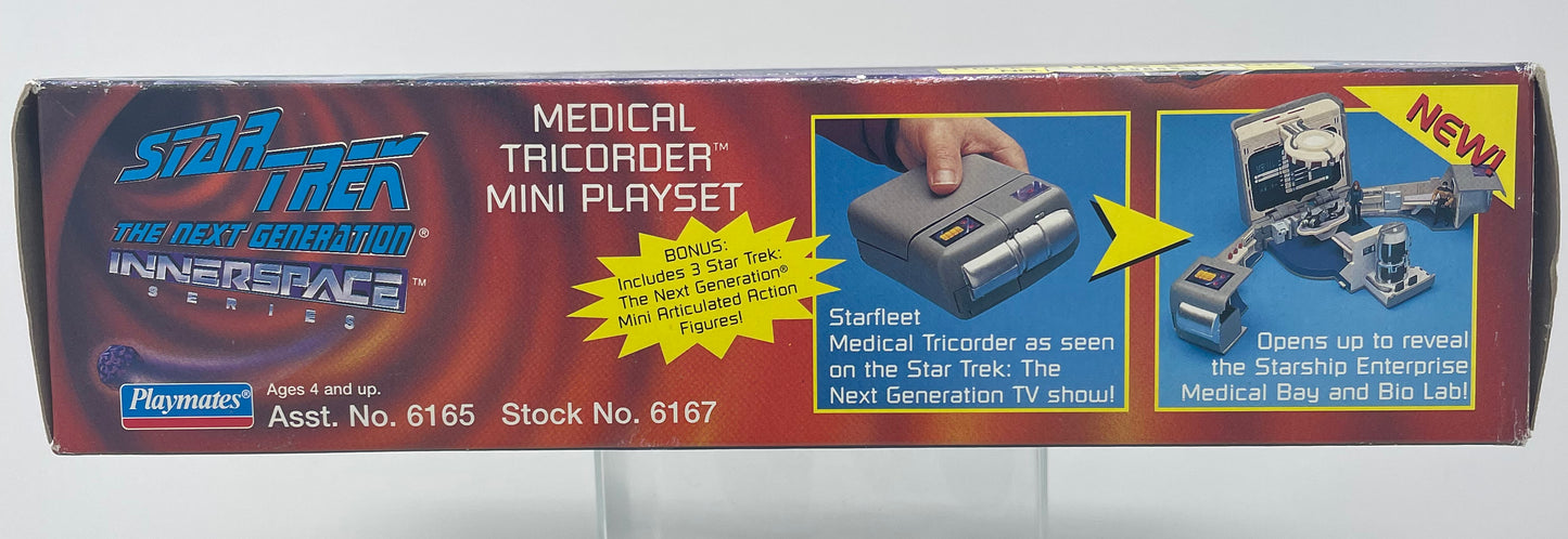 MEDICAL TRICORDER MINI PLAYSET - STAR TREK THE NEXT GENERATION INNERSPACE SERIES - 1995 PLAYMATES