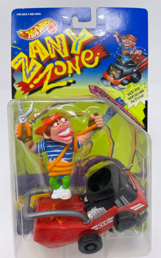 MOE M DOWN & HS GRASS HOG - ZANY ZONE HOT WHEELS - 1991 MATTEL