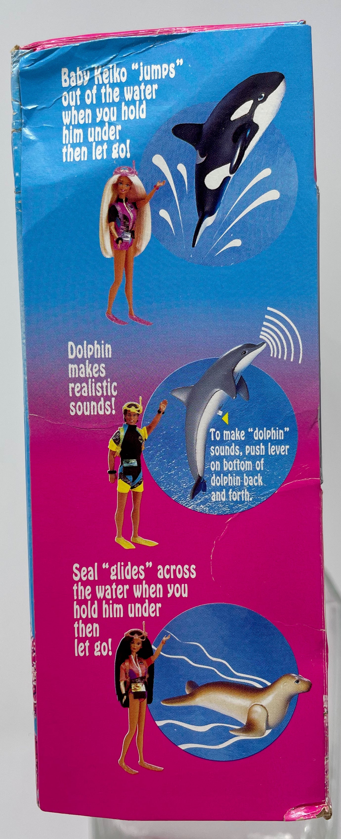 OCEAN FRIENDS BARBIE WITH BABY KEIKO THE WHALE - 1996 MATTEL