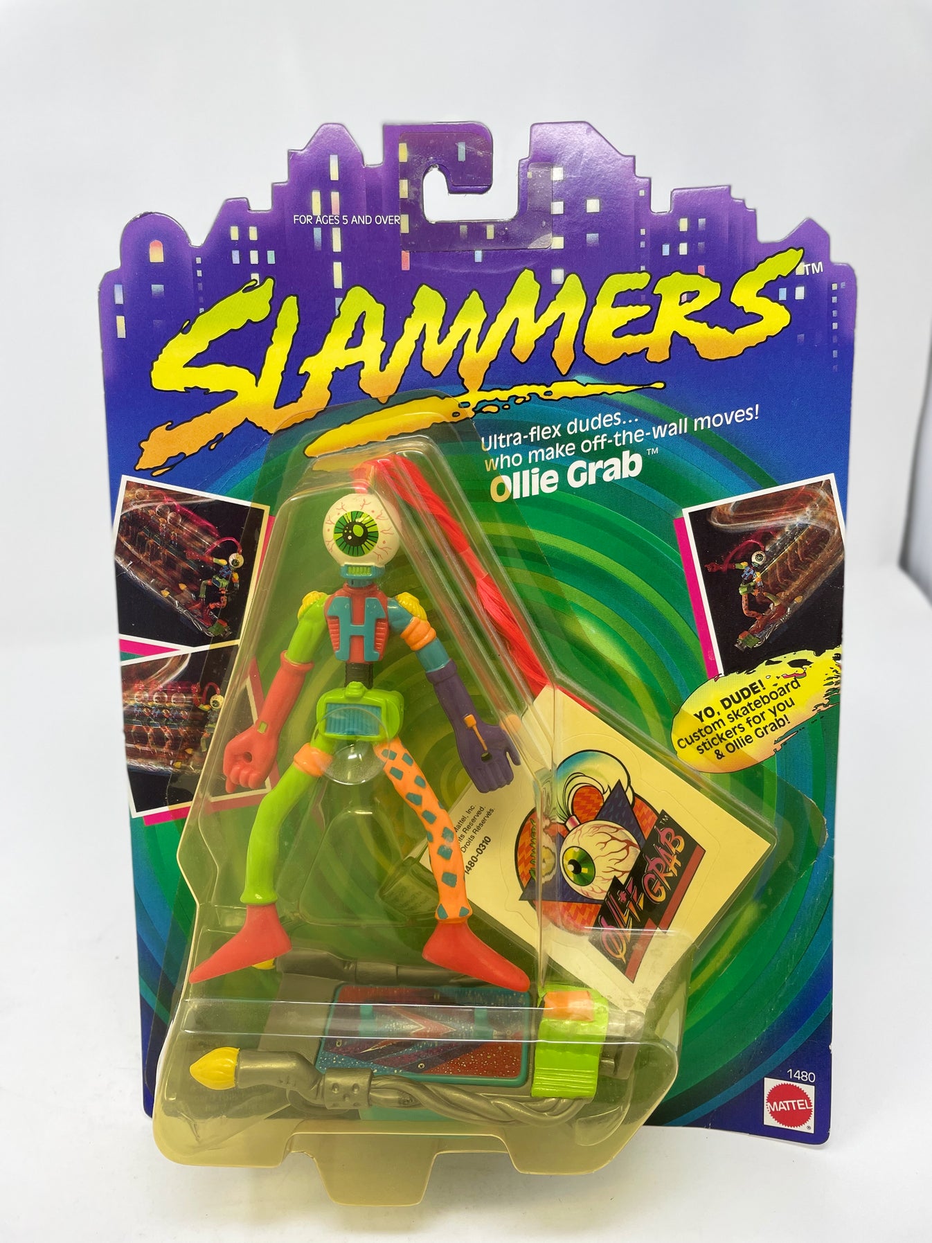 OLLIE GRAB SLAMMERS 1990 MATTEL Mr. Joe’s Really Big Toys