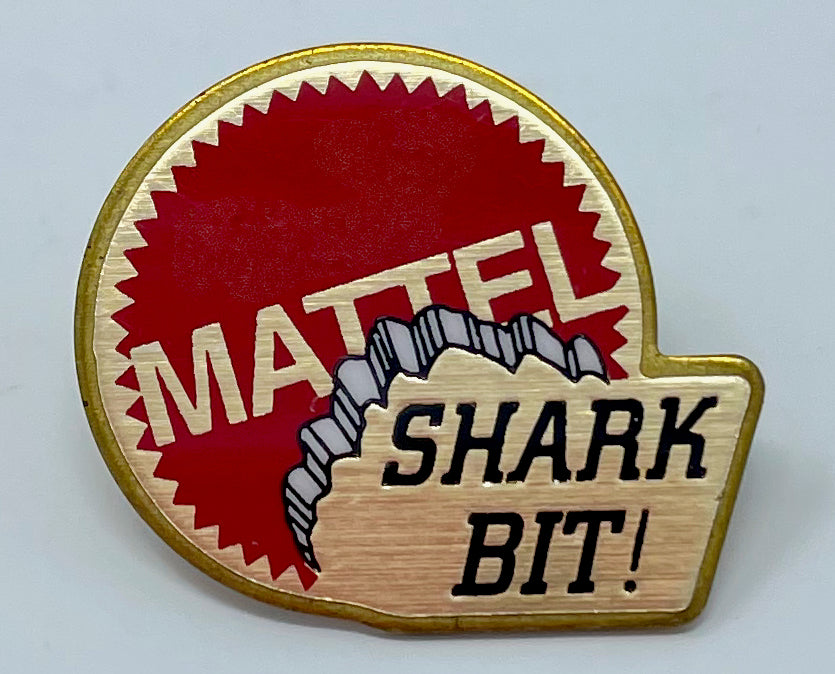 Mattel Shark Bit! Extremely Rare - NYTF Pin