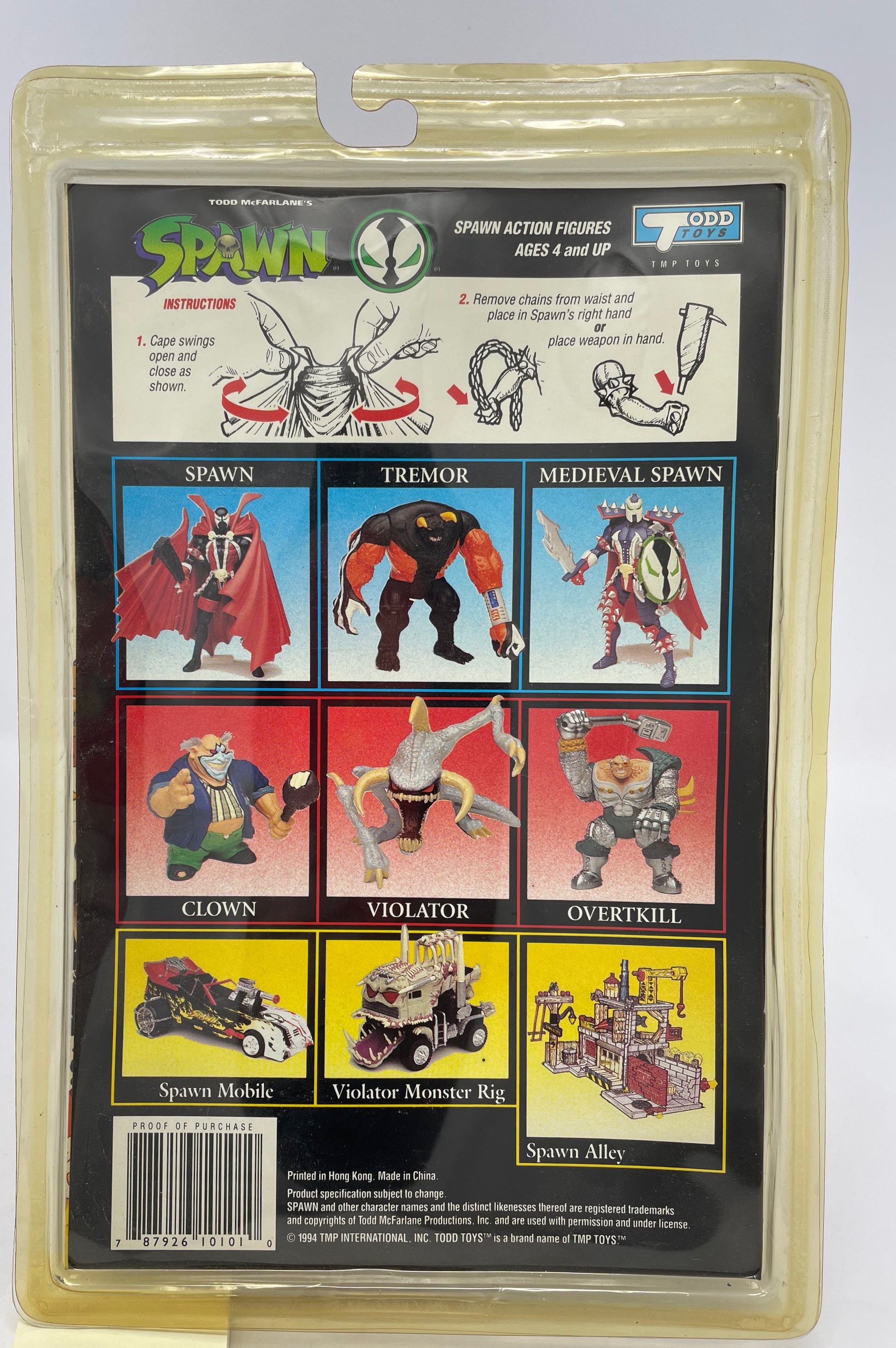 TODD'S MCFARLANE'S SPAWN FIGURE 1994 TODD TOYS1