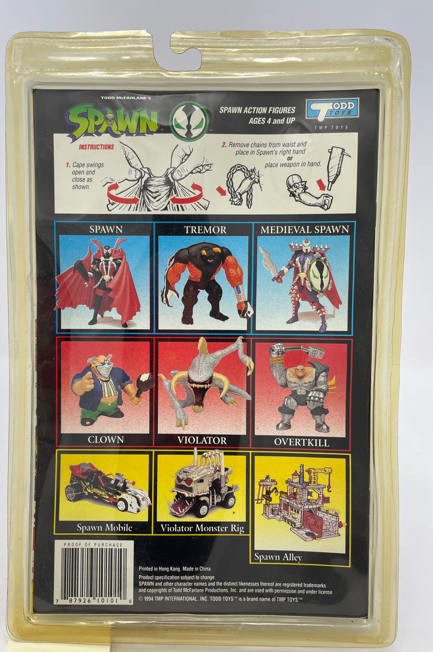 TODD'S MCFARLANE'S SPAWN FIGURE NO. 1 - 1994 TODD TOYS